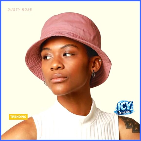 Adjustable Cotton Bucket Hat with UPF 50+ Sun Protection for Outdoor Activities main image 6
